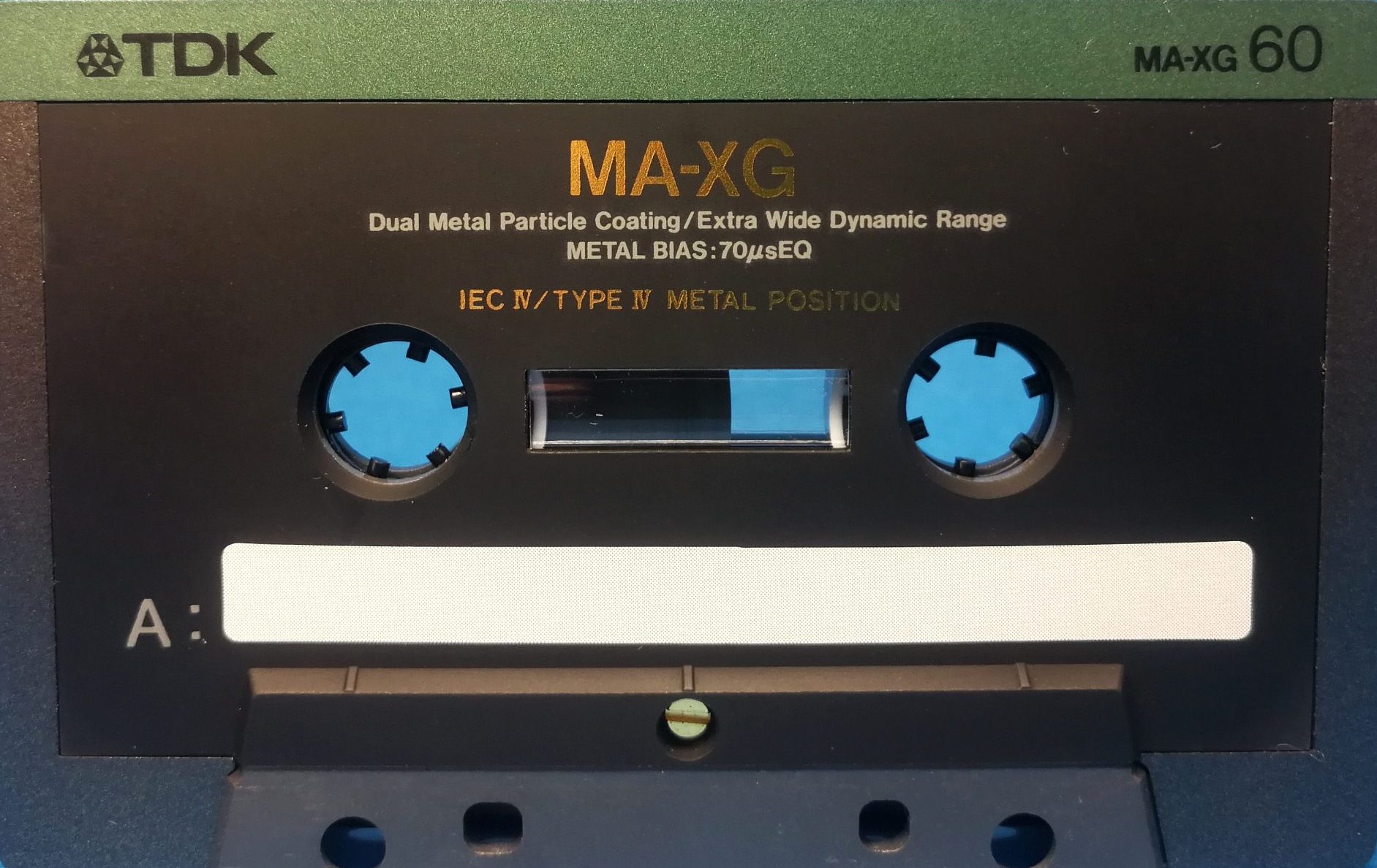 TDK MA-XG 60 (1990) used – Tape Kiosk